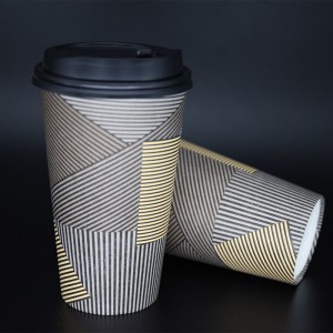 Ceașcă de cafea de unică folosință de hârtie de perete